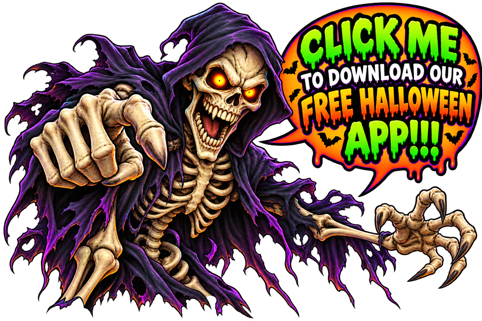 Click to download the free Halloween tools app